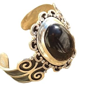 Quality heavy Mexican sterling silver cuff bracelet fine jewelry unisex